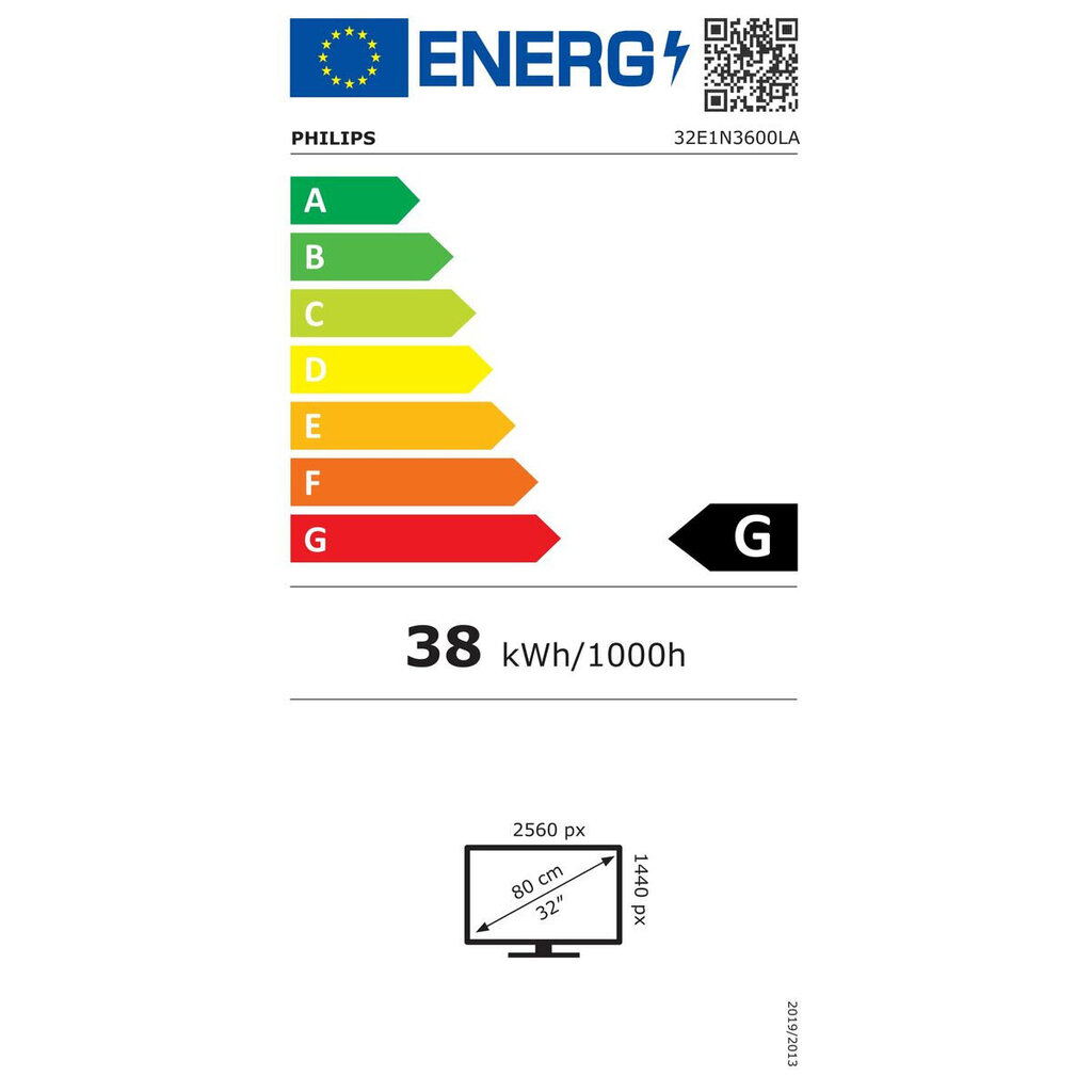 Philips 32E1N3600LA/00 cena un informācija | Monitori | 220.lv