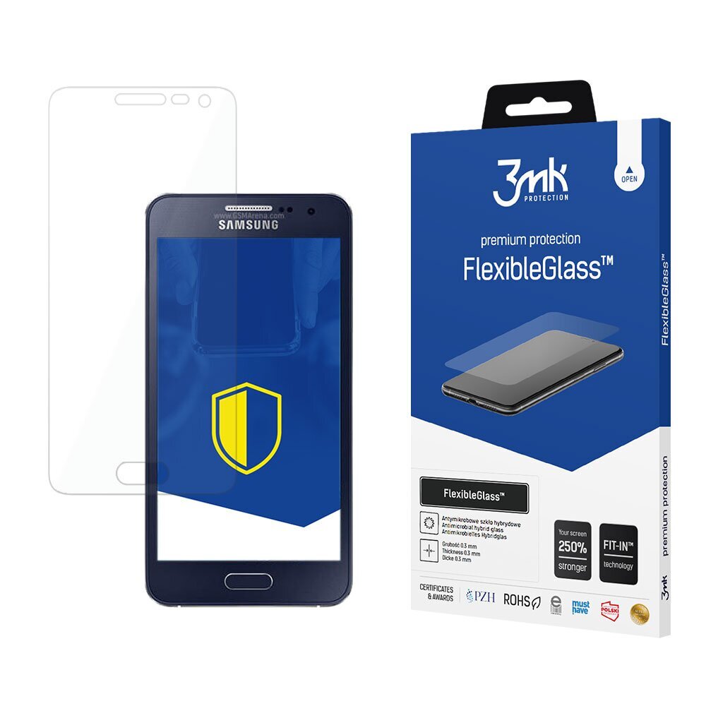 Samsung Galaxy A3 A300FU - 3mk FlexibleGlass цена и информация | Ekrāna aizsargstikli | 220.lv