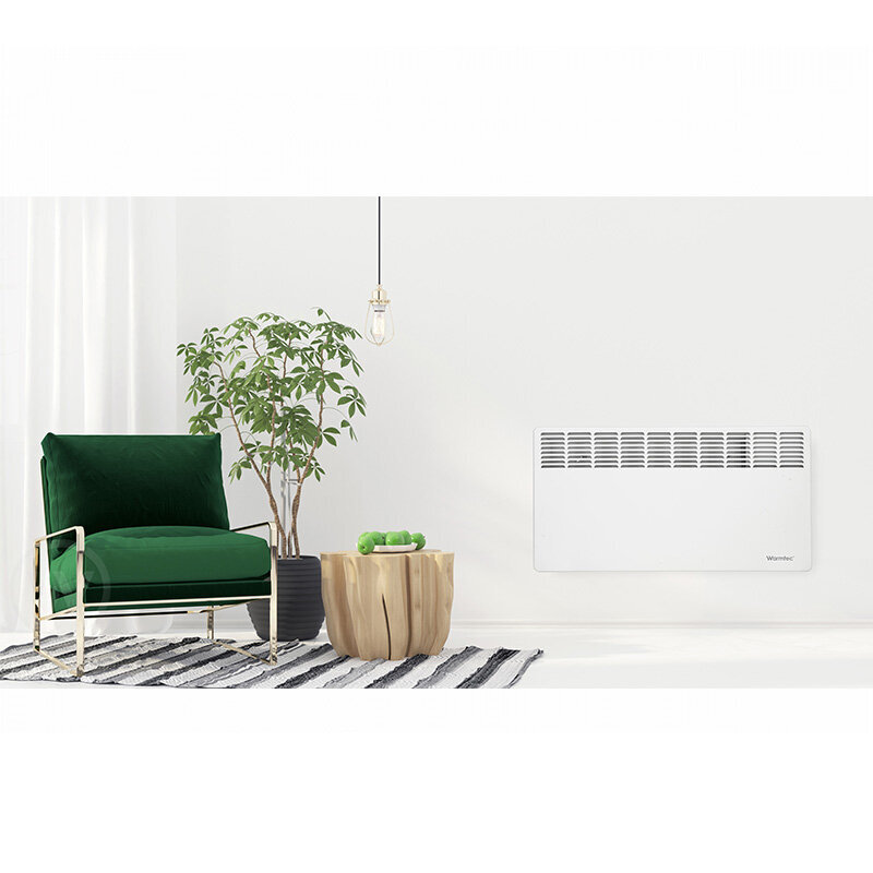 Konvektora sildītājs WARMTEC EWE+ 1000 Wi-Fi, balts cena un informācija | Sildītāji | 220.lv