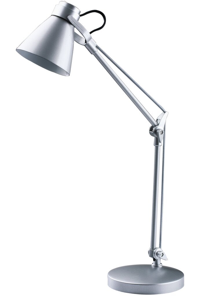 Galda lampa G.LUX GD-2604, sudraba cena un informācija | Galda lampas | 220.lv