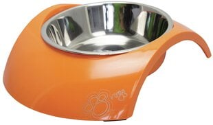 Rogz bļoda Bowzl Luna Large Orange, 700ml cena un informācija | Bļodas, kastes pārtikas | 220.lv