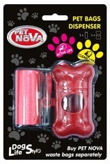Санитарные сумки Pet Nova с красным футляром цена и информация | Средства по уходу за животными | 220.lv