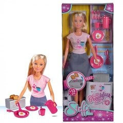 Кукла Штеффи с набором для завтрака цена и информация | Игрушки для девочек | 220.lv