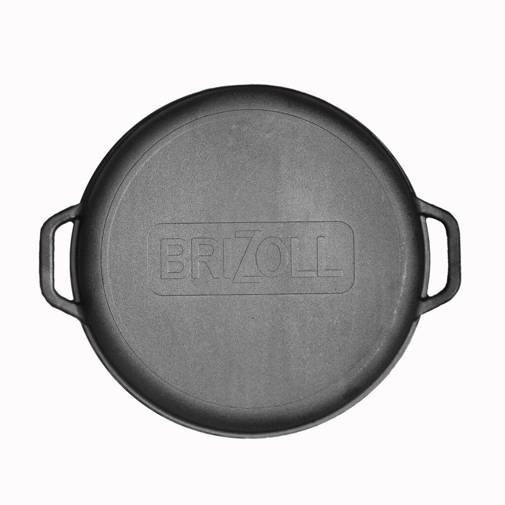 15 l čuguna katls ASIAN Lid-Pan Grill cena un informācija | Ugunskura katli, trauki un galda piederumi  | 220.lv