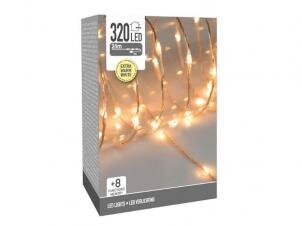 LED virtene TRANSPARENT WW-320 cena un informācija | Ziemassvētku lampiņas, LED virtenes | 220.lv