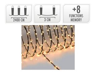 LED virtene GREEN WW-800 cena un informācija | Ziemassvētku lampiņas, LED virtenes | 220.lv