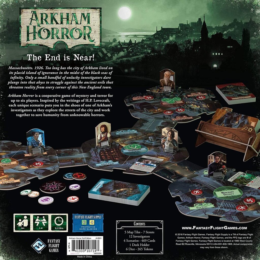 Настольная игра Arkham Horror Third Edition, EN цена | 220.lv