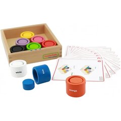 Деревянная игра для сортировки цветов цена и информация | Игрушки для малышей | 220.lv