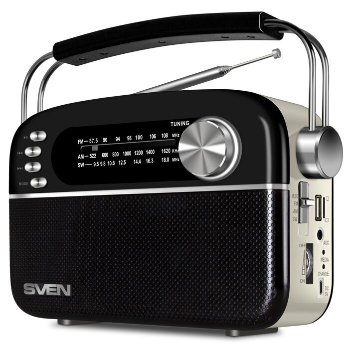 Sven SRP-505 cena un informācija | Radioaparāti, modinātājpulksteņi | 220.lv