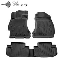 Коврики 3D SUBARU Forester SJ 2012-2018, 5 шт. black /5029015 цена и информация | Модельные резиновые коврики | 220.lv