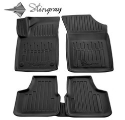 Коврики 3D SEAT MII 2012->, 5 шт. черные /5024175 цена и информация | Модельные резиновые коврики | 220.lv
