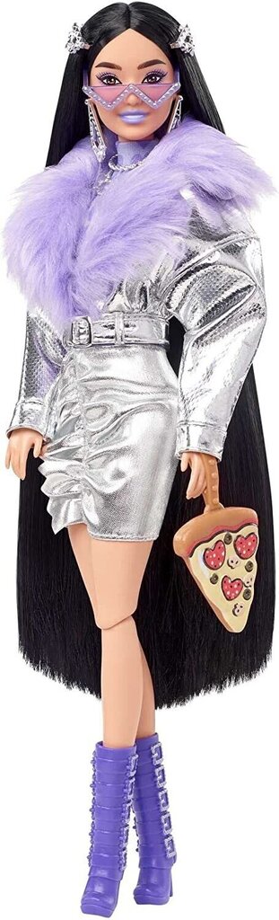 Lelle Barbie Extra violetās kurpēs cena un informācija | Rotaļlietas meitenēm | 220.lv