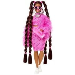 Lelle Barbie Extra rozā kostīmā cena un informācija | Rotaļlietas meitenēm | 220.lv