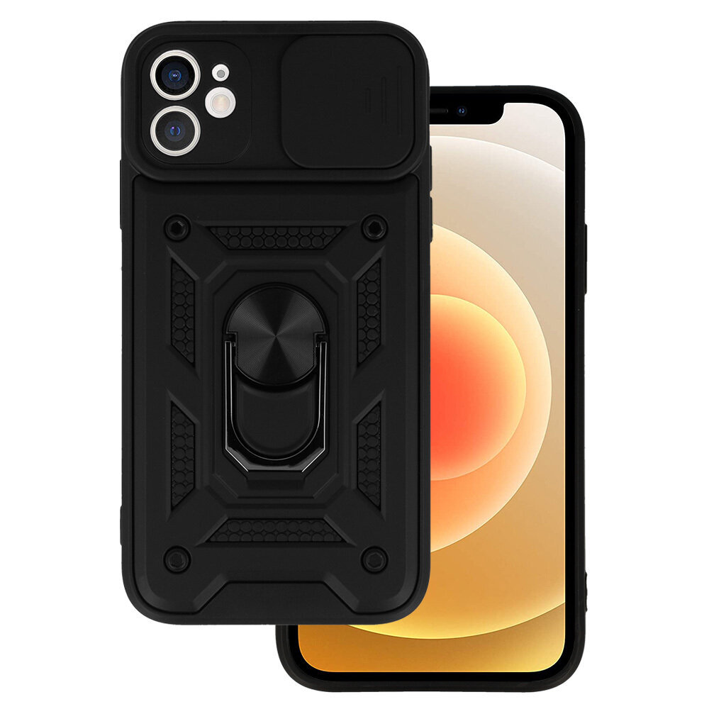 Telefona vāciņš Slide Camera Armor - iPhone 11, melns cena un informācija | Telefonu vāciņi, maciņi | 220.lv