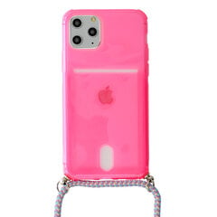 Чехол Strap Fluo - Iphone 11, розовый цена и информация | Чехлы для телефонов | 220.lv