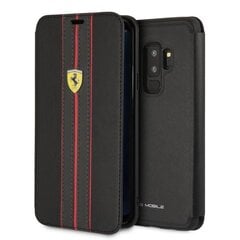 Telefona vāciņš Ferrari FESURFLBKTS9LBKR S9 Plus G965 цена и информация | Чехлы для телефонов | 220.lv