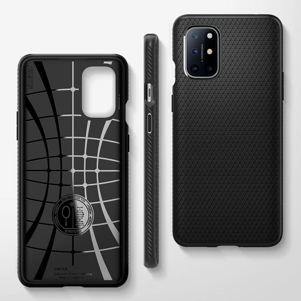 SPIGEN LIQUID AIR ONEPLUS 8T MATTE BLACK cena un informācija | Telefonu vāciņi, maciņi | 220.lv