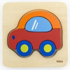 Koka puzle Viga, auto cena un informācija | Rotaļlietas zīdaiņiem | 220.lv