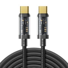 Joyroom cable USB Type-C - USB Type-C 100W cable 2m black (S-CC100A20) cena un informācija | Savienotājkabeļi | 220.lv