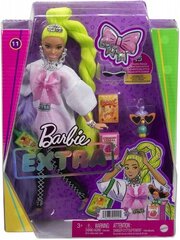 Кукла Barbie Экстра с зелеными неоновыми волосами HDJ44 цена и информация | Игрушки для девочек | 220.lv