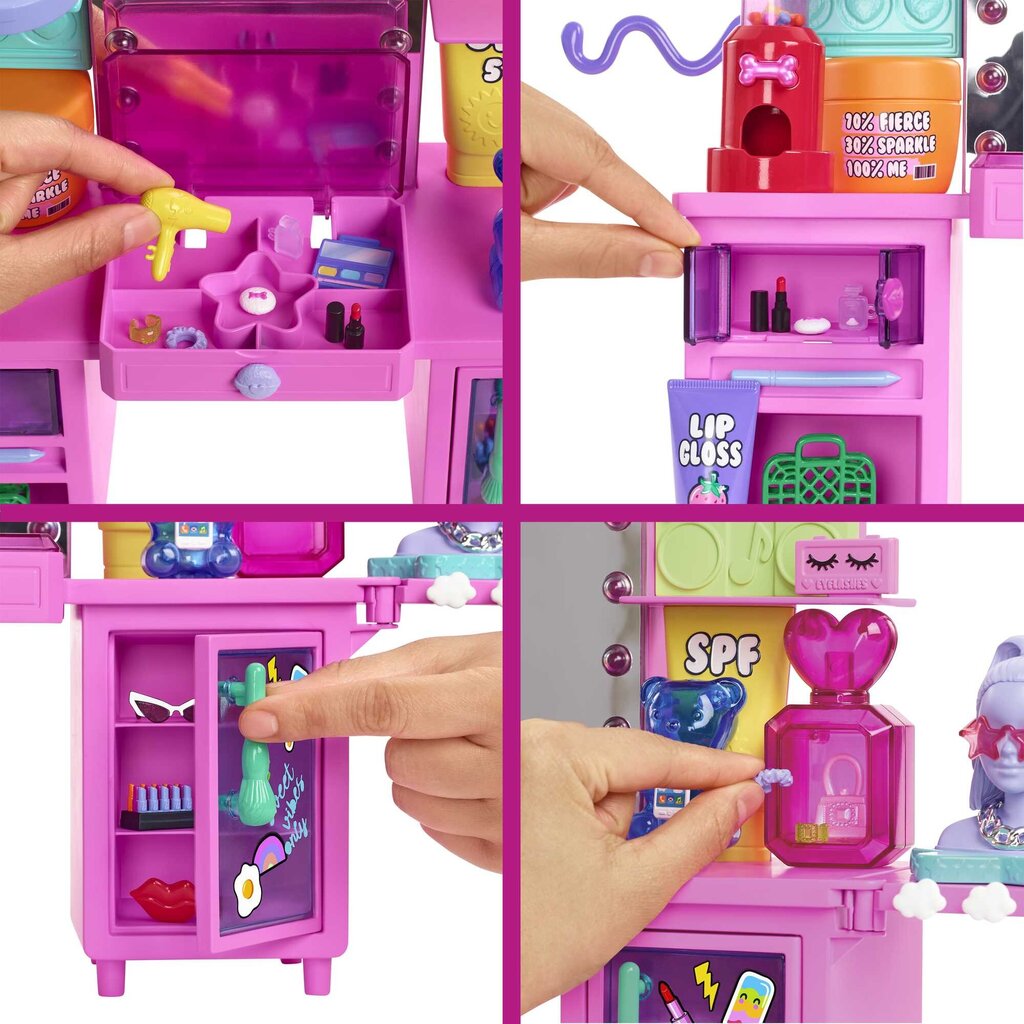Skaistumkopšanas salons Barbie, GYJ70 cena un informācija | Rotaļlietas meitenēm | 220.lv