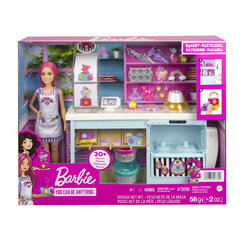 Набор игровой Barbie Кондитерская с куклой и аксессуарами HGB73 цена и информация | Игрушки для девочек | 220.lv