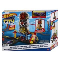 Hot Wheels® City Super riepu darbnīca HDP02 cena un informācija | Rotaļlietas zēniem | 220.lv