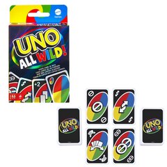 Карточная игра UNO® All Wild®  HHL33 цена и информация | Игрушки для мальчиков | 220.lv