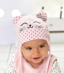 Детская шапка 344010, белая, 344010*03-40/42 цена и информация | Шапки, перчатки, шарфы для девочек | 220.lv
