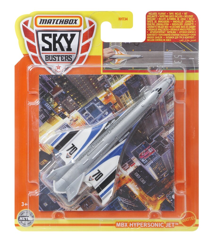 Matchbox® Sky Busters® lidojošie aparāti HHT34 cena un informācija | Rotaļlietas zēniem | 220.lv