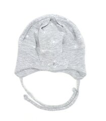 Детская шапка AJS для малышей 344017, серая, 344017*02-40/42 цена и информация | Шапки, перчатки, шарфы для девочек | 220.lv