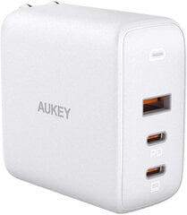 AUKEY Omnia Mix 3 PA-B6S Зарядное устройство 1x USB 2x USB-C Power Delivery 3.0 90 Вт Черный цена и информация | Зарядные устройства для телефонов | 220.lv