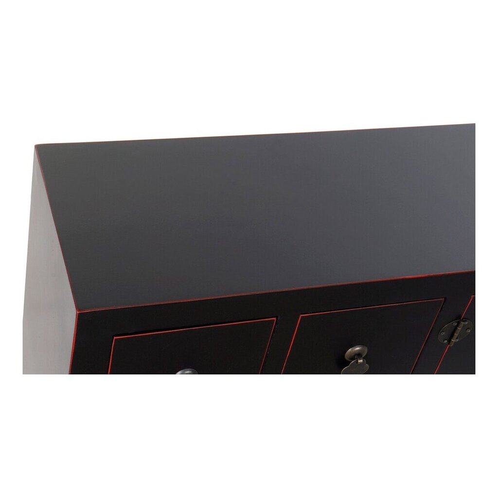 TV galdiņš DKD Home Decor, melns cena un informācija | TV galdiņi | 220.lv