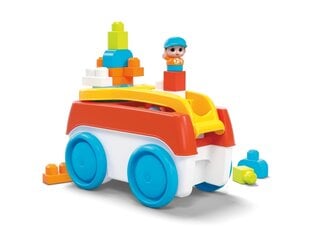 Komplekts Vagons ar riteņiem un pamatni Mega Bloks® cena un informācija | Rotaļlietas zēniem | 220.lv