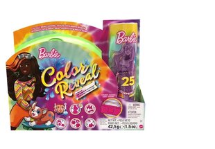 Barbie krāsu pārsteiguma dāvanu komplekts, neona krāsu sērija cena un informācija | Rotaļlietas meitenēm | 220.lv
