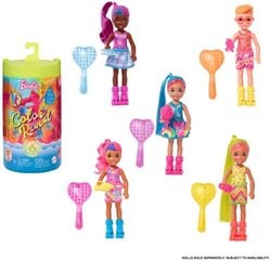 Lelles Barbie Chelsea krāsu pārsteiguma komplekts, neona krāsu sērija cena un informācija | Rotaļlietas meitenēm | 220.lv