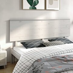 Изголовье кровати, 204x6x82,5 см, белое  цена и информация | Кровати | 220.lv