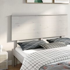 Изголовье кровати, 154x6x82,5 см, белое  цена и информация | Кровати | 220.lv