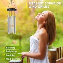 RGB gaismas dārza virtene - saules lampa ar zvaniem, āra vēja zvani, saules vēja zvani āra apgaismojumam, āra dekors cena un informācija | Āra apgaismojums | 220.lv