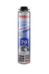 Montāžas putas INSOLA Montblanc 70 All Season, 870 ml. cena un informācija | Izolācijas materiāli | 220.lv