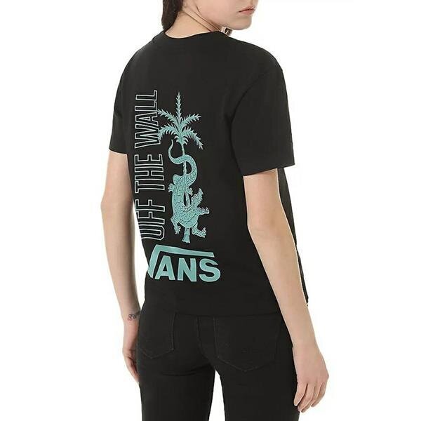 T-krekls vans wm fabiana boxy tee vn0a53lyblk1 цена и информация | T-krekli sievietēm | 220.lv