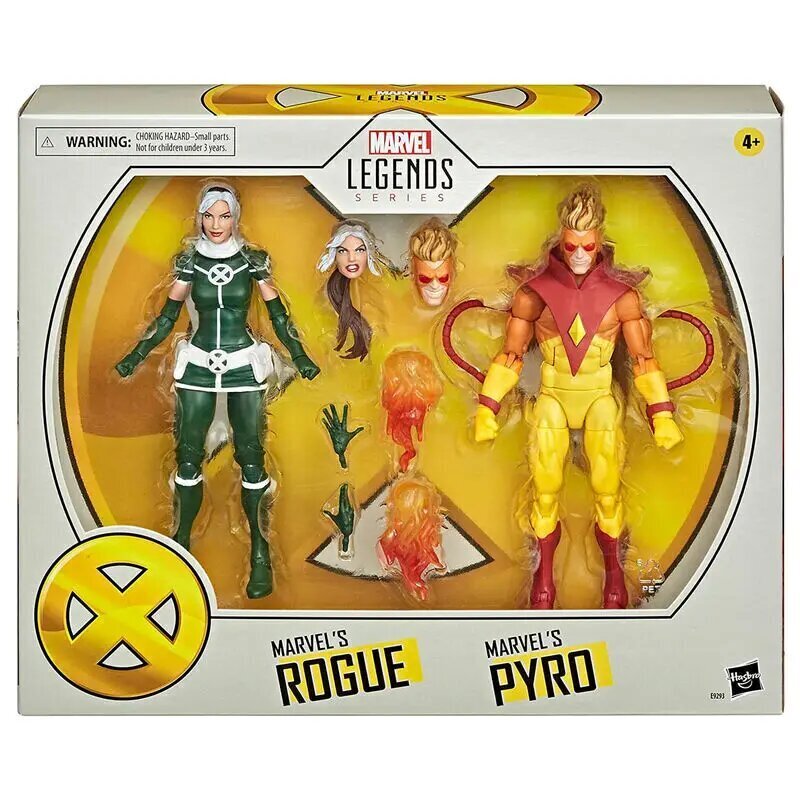 Marvel Legends spēļu figūru komplekts 2 gab., 15 cm, Pyro un Rogue cena un informācija | Rotaļlietas zēniem | 220.lv