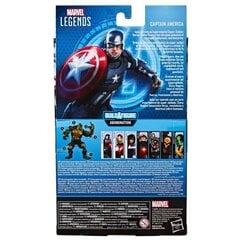 Marvel rotaļu figūra 15 cm Avengers Captain America Gameverse Legends cena un informācija | Marvel Rotaļlietas, bērnu preces | 220.lv