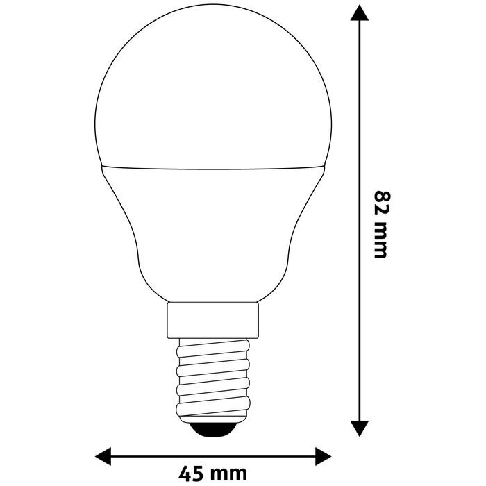 LED spuldze Globe Mini G45 6.5W E14 AVIDE cena un informācija | Spuldzes | 220.lv