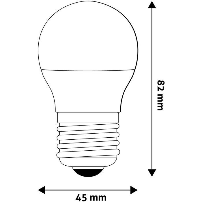 LED spuldze Globe Mini G45 4.5W E27 AVIDE cena un informācija | Spuldzes | 220.lv