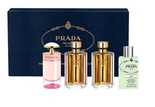 Komplekts Prada Miniature Collection: Candy Edp, 9 ml + Candy Florale Edt, 7 ml + La Femme L`Eau Edt, 9 ml + Les Infusions Edp, 8 ml цена и информация | Женские духи | 220.lv