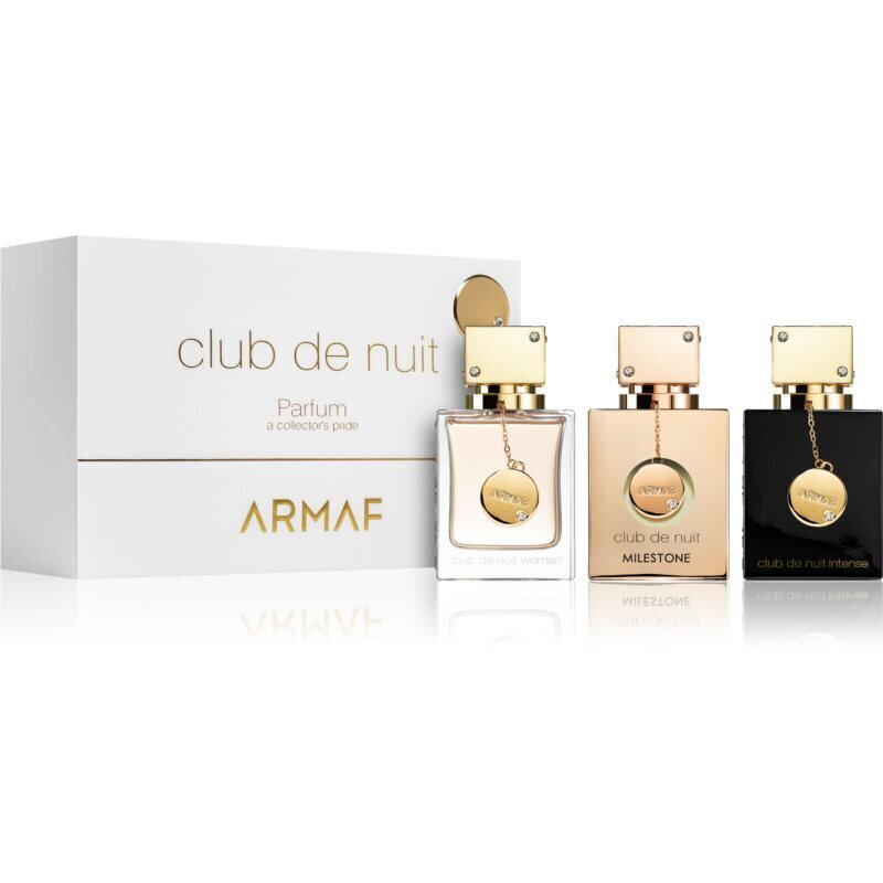 Dāvanu komplekts Armaf Club de Nuit Women, Milestone, Intense Woman sievietēm: parfum EDP, 3x30 ml cena un informācija | Sieviešu smaržas | 220.lv