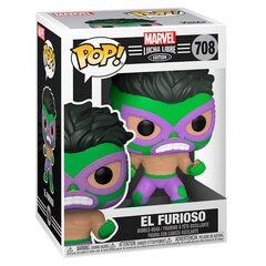 POP rotaļu figūra Marvel Luchadores Hulk El Furioso cena un informācija | Datorspēļu suvenīri | 220.lv