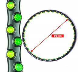 Растягивающийся гимнастический обруч цена и информация | Обручи, гимнастические палки | 220.lv