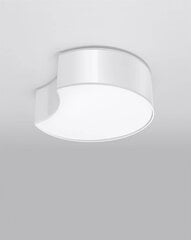 „Lampa Circle 1 balta“ цена и информация | Потолочные светильники | 220.lv